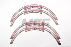 Наклейка на колесо 17-18 YAMAHA рожева (6058)