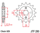 Зірка передня JT Sprockets JTF293.14