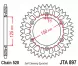 Зірка задня JT Sprockets JTA897.52