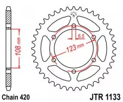 Зірка задня JT Sprockets JTR1133.52