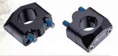 Кріплення керма ACCEL BM-01BK22/22 (22.2/22.2 мм) висота 20 мм, Чорний