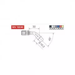 Фітинг LUCAS MV10C45S