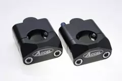Кріплення керма ACCEL BM-09BK22/28 (22/28.6 мм) висота 35 мм, Чорний