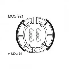 Колодки гальмівні барабанні LUCAS MCS921