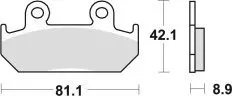 Колодки гальмівні дискові LUCAS MCB562