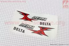 Наклейка DELTA на бак ліва та права (25х6) (Китай)