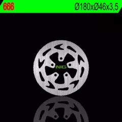 Диск гальмівний NG 666