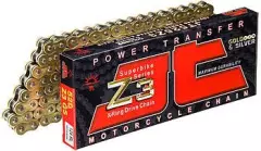 Ланцюг приводний JT Sprockets JTC 520Z3 G&S-112RL X-Ring, Золотий/Срібний