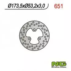 Диск гальмівний NG 651