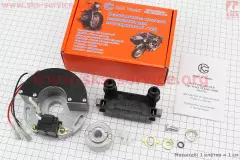 Безконтактна система запалювання 135.3734 з новою котушкою 135.3705М 12V, МТ, УРАЛ, К-750 (СОВЕК)