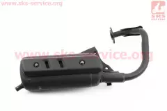 Глушник Honda DIO AF18/AF24 (накладка чорна), (MOTOTECH)