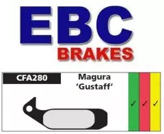 Колодки гальмівні дискові EBC CFA280R