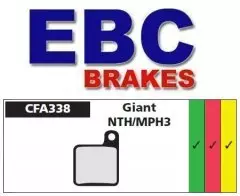 Колодки гальмівні дискові EBC CFA338HH