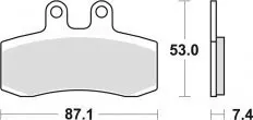 Колодки гальмівні дискові LUCAS MCB652