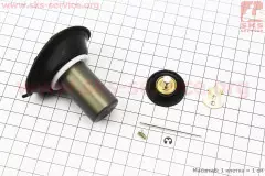 Мембрана карбюратора 4Т скут 125-150сс діаметр 24мм з прискорювальною (Китай)