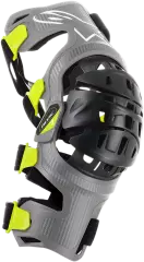 Наколінники Alpinestars BIONIC-7, Чорний/Жовтий/Сірий, XL, XXL