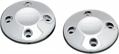 Наконечник керма KURYAKYN PLAIN для грипс ISO (6244), Хром