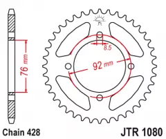 Зірка задня JT Sprockets JTR1080.39