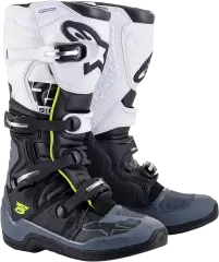 Мотоботи Alpinestars TECH 5, Чорний/Білий/Сірий, 40.5