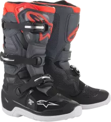 Мотоботи підліткові Alpinestars Tech 7S, Чорний/Сірий/Червоний, 37