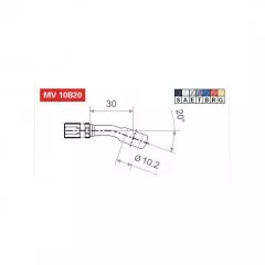 Фітинг LUCAS MV10B20S