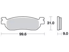 Колодки гальмівні дискові LUCAS MCB699