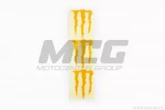 Наклейка логотип MONSTER ENERGY (5x6) (3шт) жовта (HTC10103)