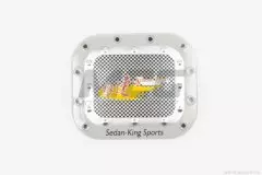 Наклейка на кришку бака SEDAN-KING SPORTS (13х13) жовта (1625)