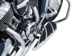 Платфоми для ніг водія KURYAKYN PHANTOM (1621-0904), Чорний/Хром
