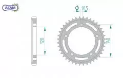 Зірка задня AFAM 86603-42