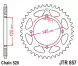 Зірка задня JT Sprockets JTR857.47