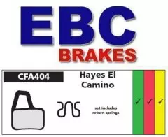 Колодки гальмівні дискові EBC CFA404HH