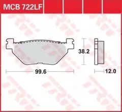 Колодки гальмівні дискові LUCAS MCB722SRM