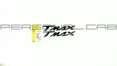 Наклейка літери TMAX (2шт) хром