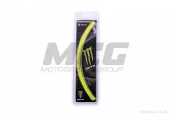 Наклейка на колесо 12 MONSTER ENERGY жовта світловідбивна (PLT)