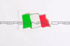 Наклейка шильдик ITALY (9x4.5) (0745D)
