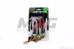 Повороти світлодіодні пара стрілоподібні червоні прозорі (MONSTER ENERGY)