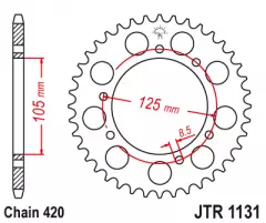 Зірка задня JT Sprockets JTR1131.50