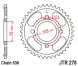 Зірка задня JT Sprockets JTR278.36