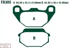 Колодки гальмівні дискові EBC SFA305