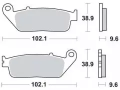 Колодки гальмівні дискові LUCAS MCB677