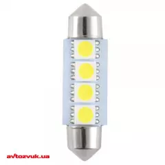 Лампа Winso LED SV8.5 SMD 12V T11x39 4LEDS 5630 white