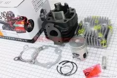 Циліндр в зборі Yamaha JOG 3KJ 80сс діаметр 47мм палець 10мм з головкою (AXIS;APRIO;ARTISTIC;VINO;TRUNK;POHE;NEXT ZONE;SA2J;SA04J - SA13J) (SEE)