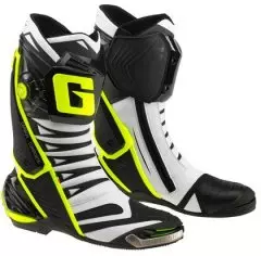 Мотоботи Gaerne GP1 EVO, Білий/Чорний/Жовтий, 43