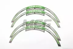 Наклейка на колесо 17-18 YAMAHA зелені (6058)