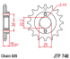 Зірка передня JT Sprockets JTF740.16