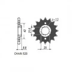 Зірка передня Sunstar SS 33316