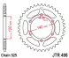 Зірка задня JT Sprockets JTR498.42