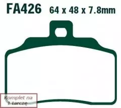 Колодки гальмівні дискові EBC FA426