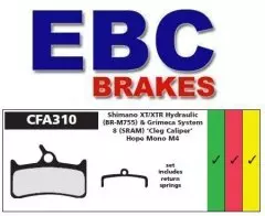 Колодки гальмівні дискові EBC CFA310HH